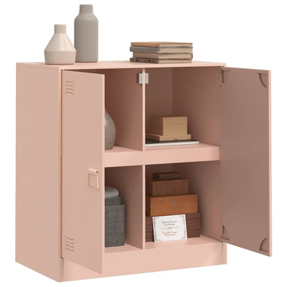 Pink Sideboard 67x39x73 cm in Steel