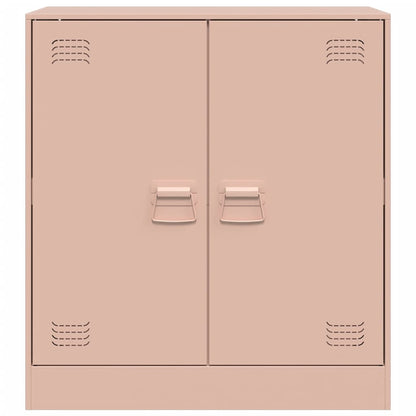 Pink Sideboard 67x39x73 cm in Steel