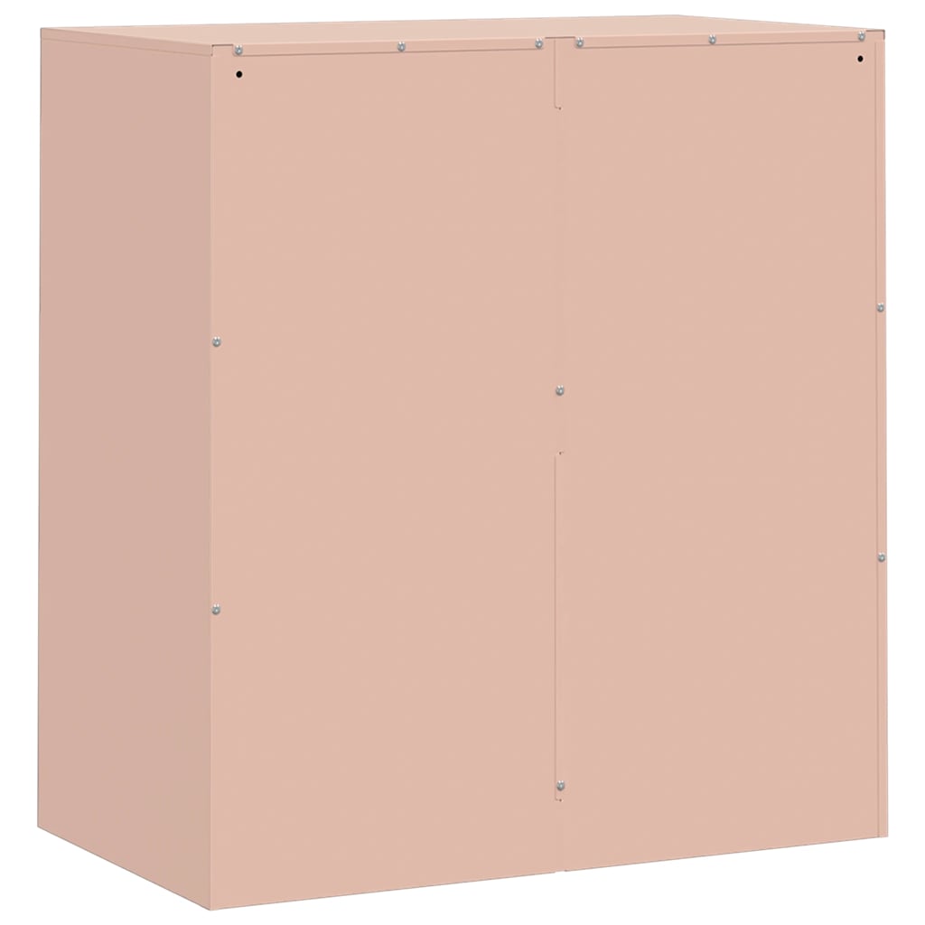 Credenza Rosa 67x39x73 cm in Acciaio - homemem39