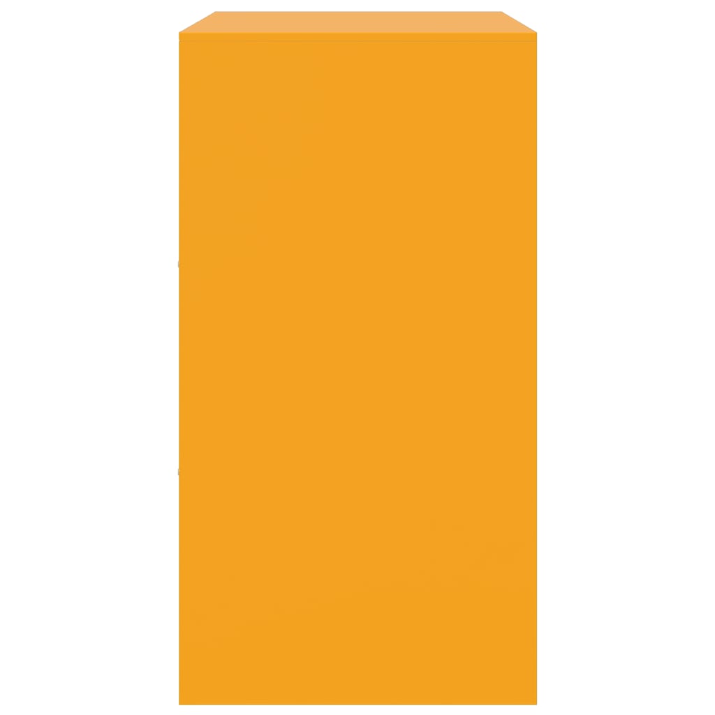 Credenza Giallo Senape 67x39x73 cm in Acciaio - homemem39