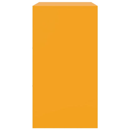 Credenza Giallo Senape 67x39x73 cm in Acciaio - homemem39