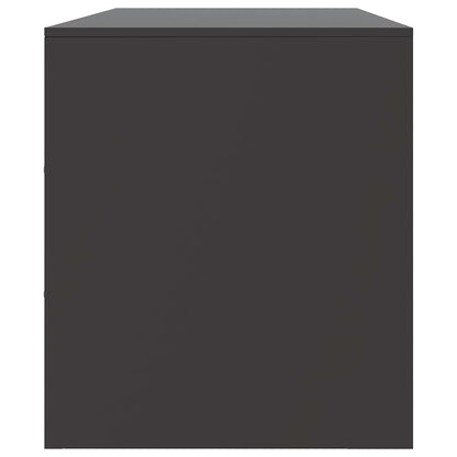 Mobile TV Nero 99x39x44 cm in Acciaio - homemem39