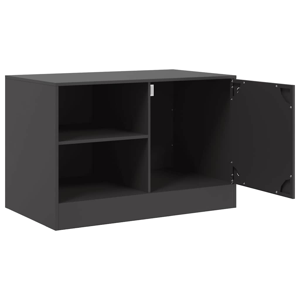 Mobili TV 2 pz Neri 67x39x44 cm in Acciaio - homemem39
