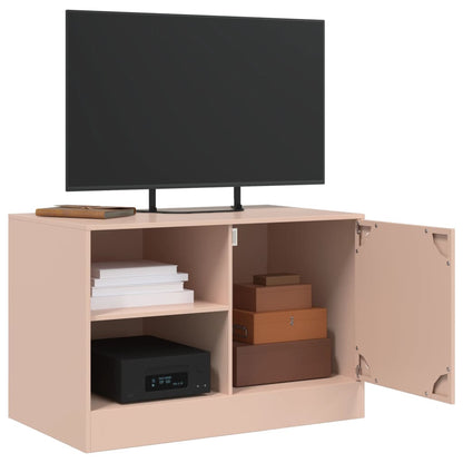 Mobile TV Rosso 67x39x44 cm in Acciaio - homemem39