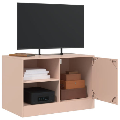 Mobili TV 2 pz Rosso 67x39x44 cm in Acciaio