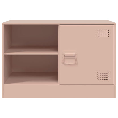 Mobili TV 2 pz Rosso 67x39x44 cm in Acciaio
