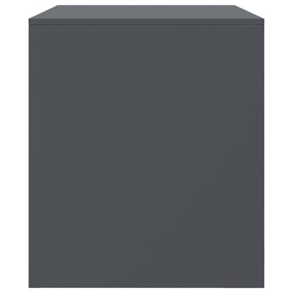 Mobili TV 2 pz Antracite 67x39x44 cm in Acciaio