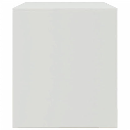 Mobili TV 2 pz Bianchi 67x39x44 cm in Acciaio