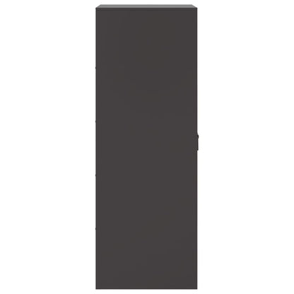 Credenza Nera 34,5x39x107 cm in Acciaio - homemem39