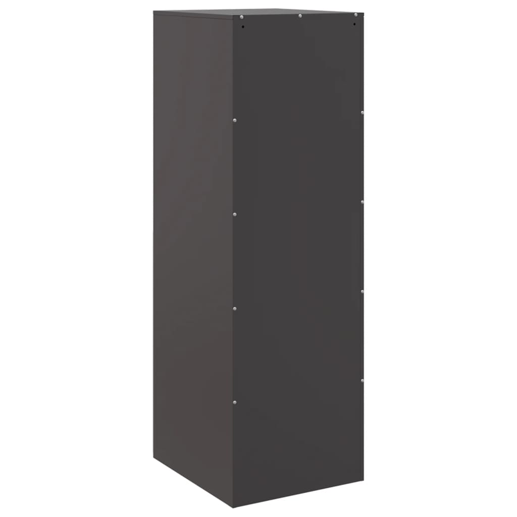 Credenza Nera 34,5x39x107 cm in Acciaio - homemem39