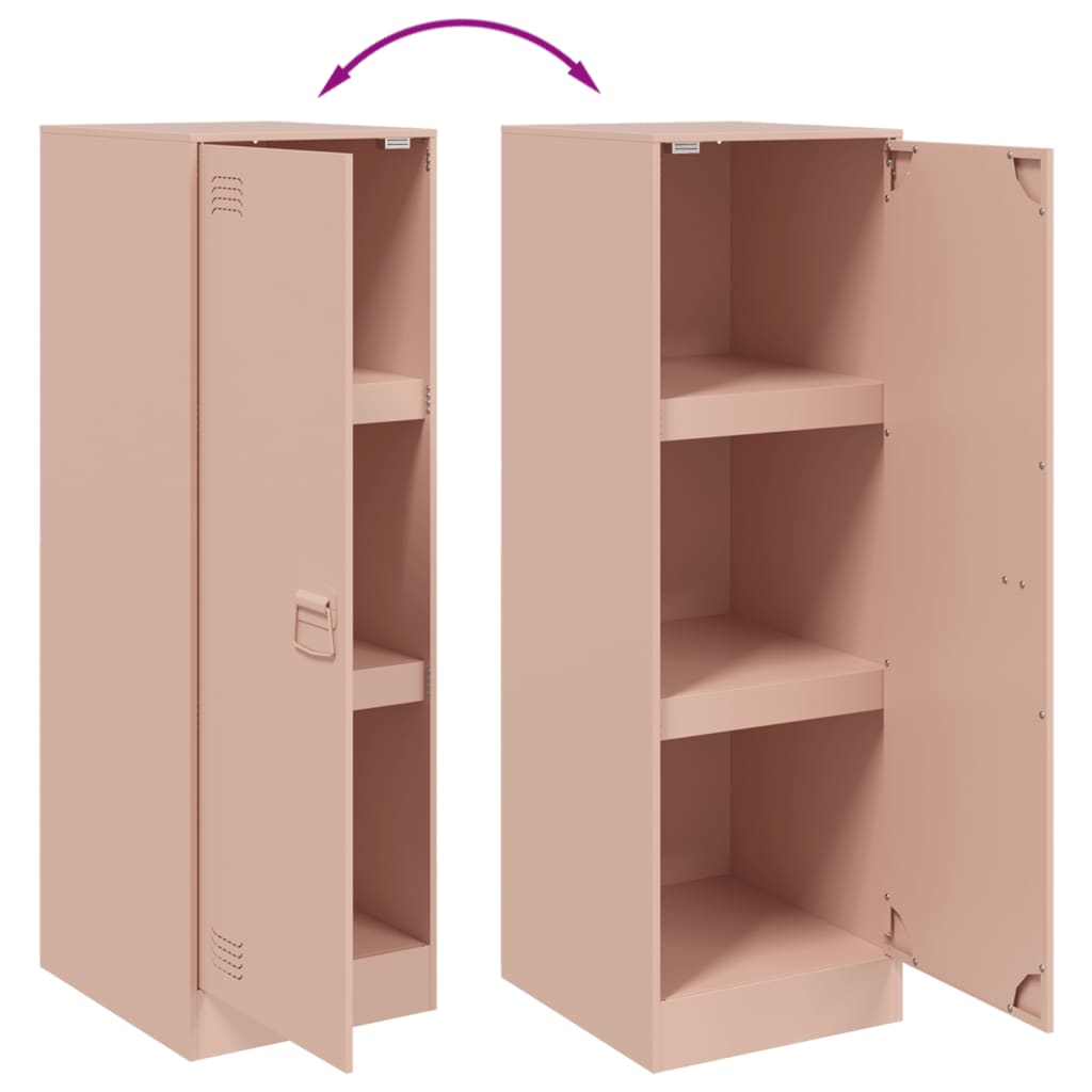 Credenza Rosa 34,5x39x107 cm in Acciaio - homemem39