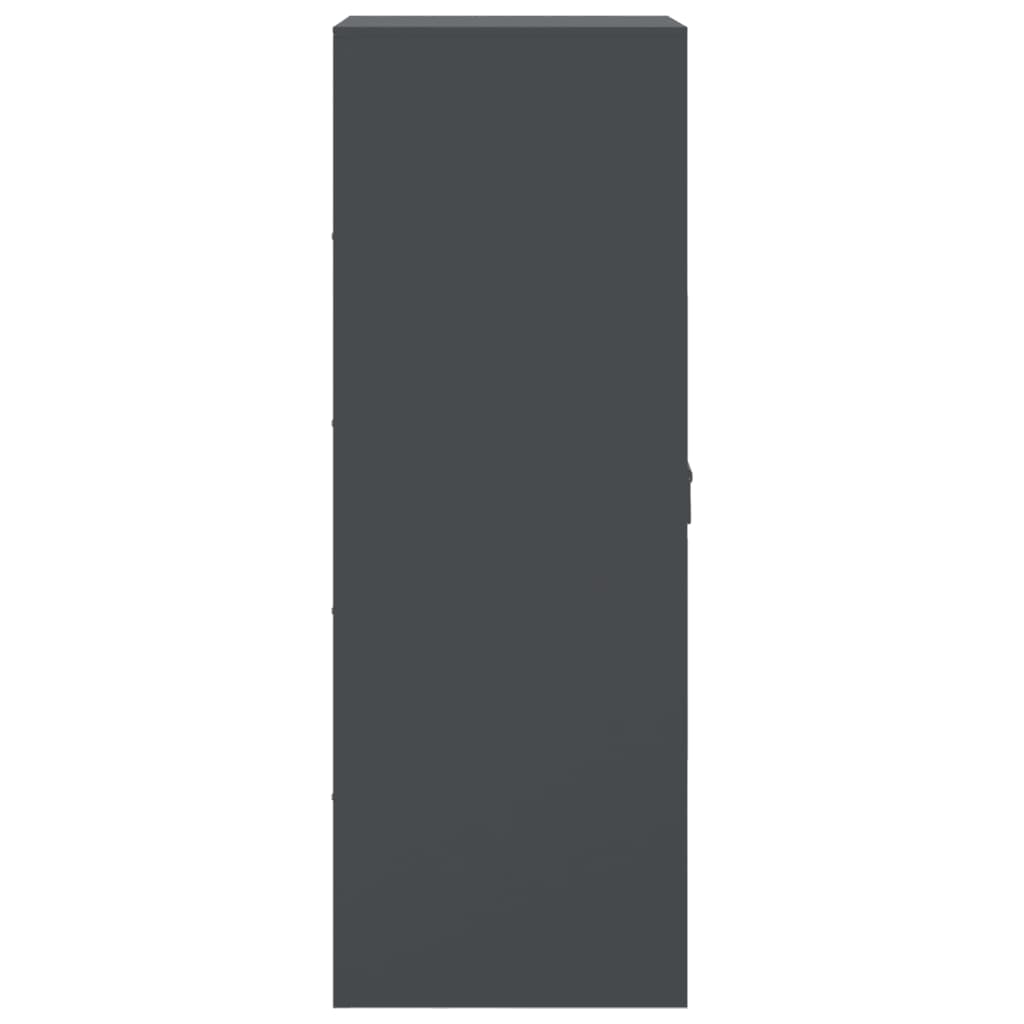 Credenza Antracite 34,5x39x107 cm in Acciaio - homemem39