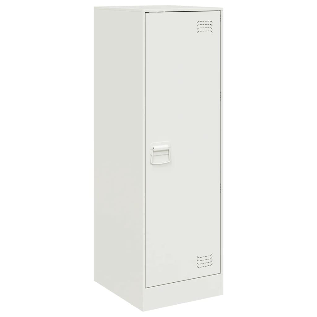 Credenza Bianca 34,5x39x107 cm in Acciaio - homemem39