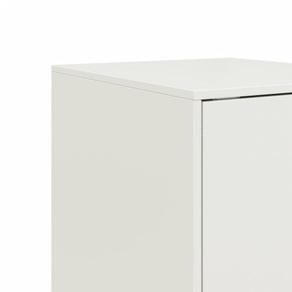 White Sideboard 34.5x39x107 cm in Steel