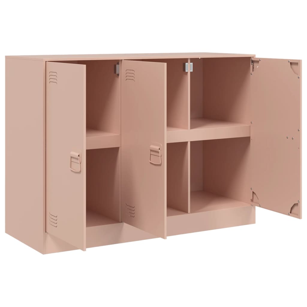 Credenza Rosa 99x39x73 cm in Acciaio - homemem39