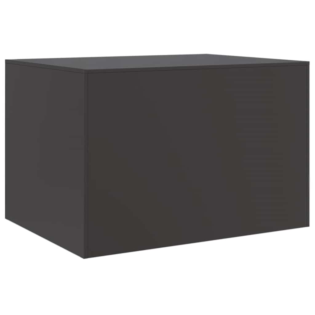 Tavolino da Salotto Nero 67x50x44 cm in Acciaio | homemem39