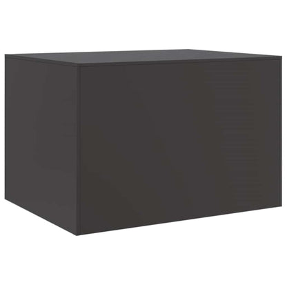 Tavolino da Salotto Nero 67x50x44 cm in Acciaio | homemem39