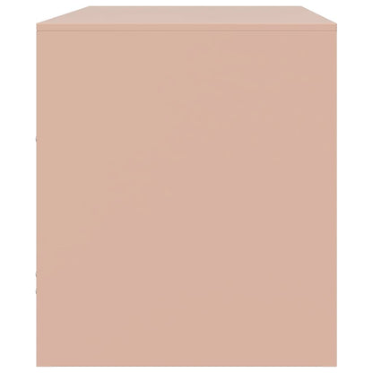 Mobile TV Rosso 67x39x44 cm in Acciaio - homemem39