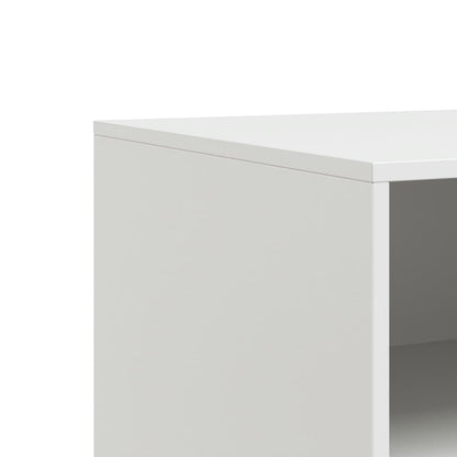 White TV Stand 67x39x44 cm in Steel