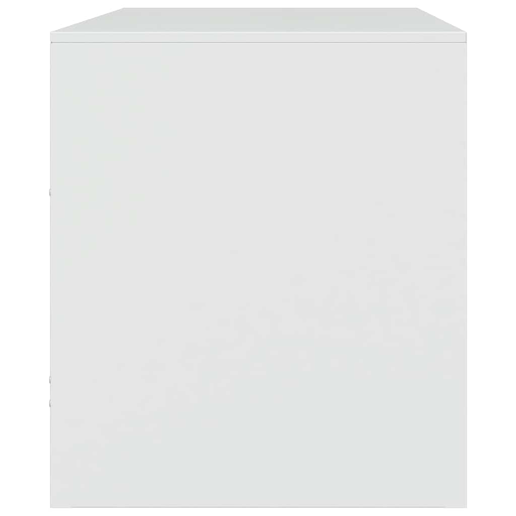 Mobili TV 2 pz Bianchi 67x39x44 cm in Acciaio