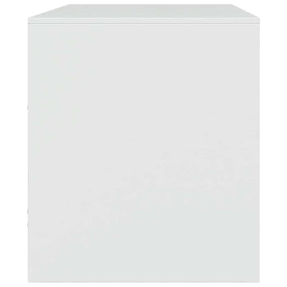 Mobili TV 2 pz Bianchi 67x39x44 cm in Acciaio