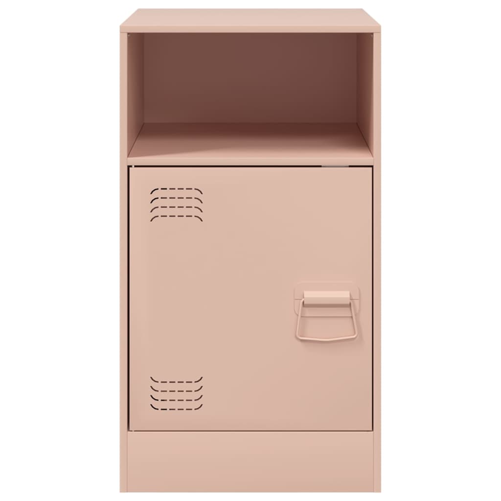 Comodino Rosa 34,5x39x62 cm in Acciaio | homemem39