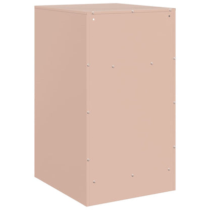 Comodino Rosa 34,5x39x62 cm in Acciaio
