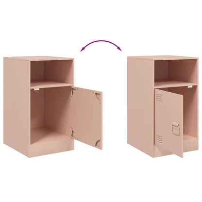 Comodino Rosa 34,5x39x62 cm in Acciaio | homemem39