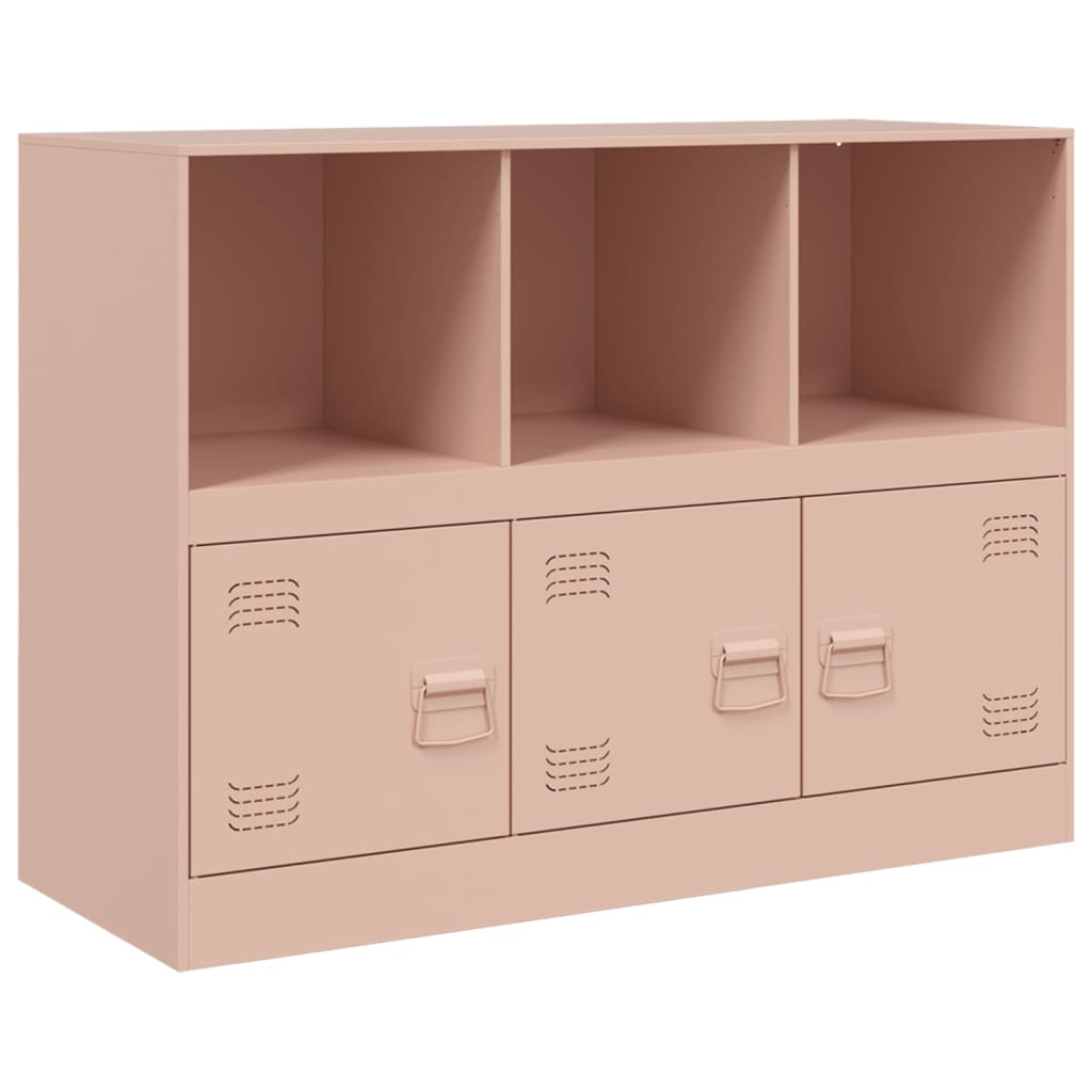 Pink Sideboard 99x39x73 cm in Steel