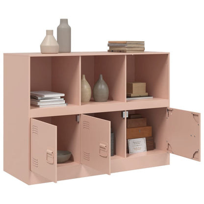 Pink Sideboard 99x39x73 cm in Steel