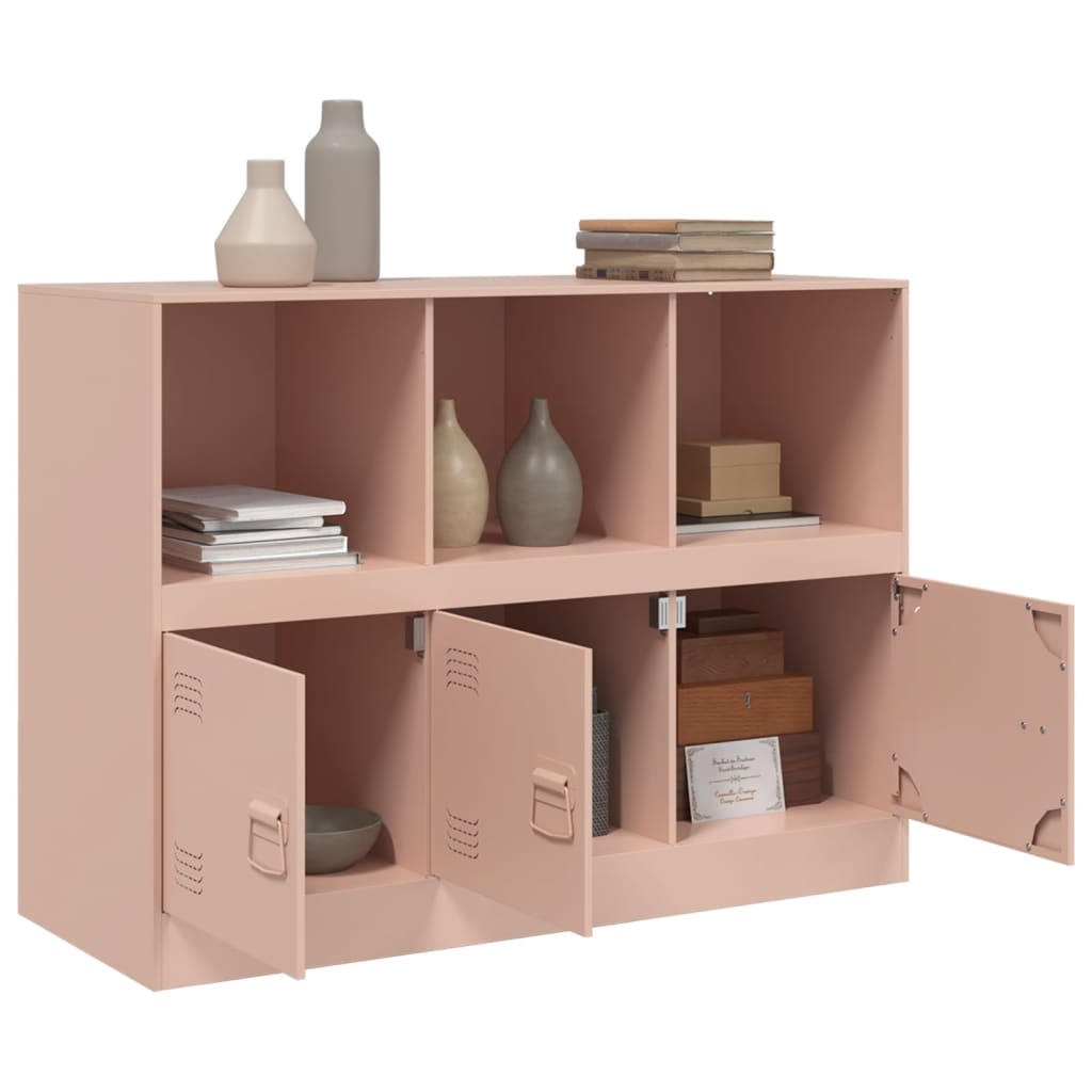 Credenza Rosa 99x39x73 cm in Acciaio - homemem39