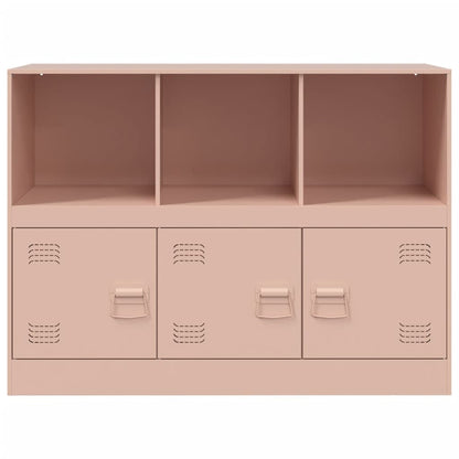 Pink Sideboard 99x39x73 cm in Steel