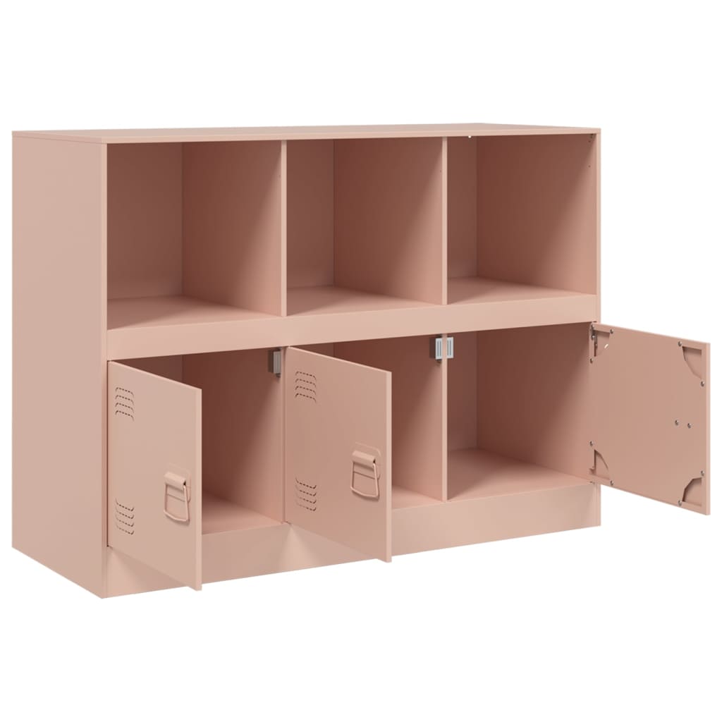 Pink Sideboard 99x39x73 cm in Steel