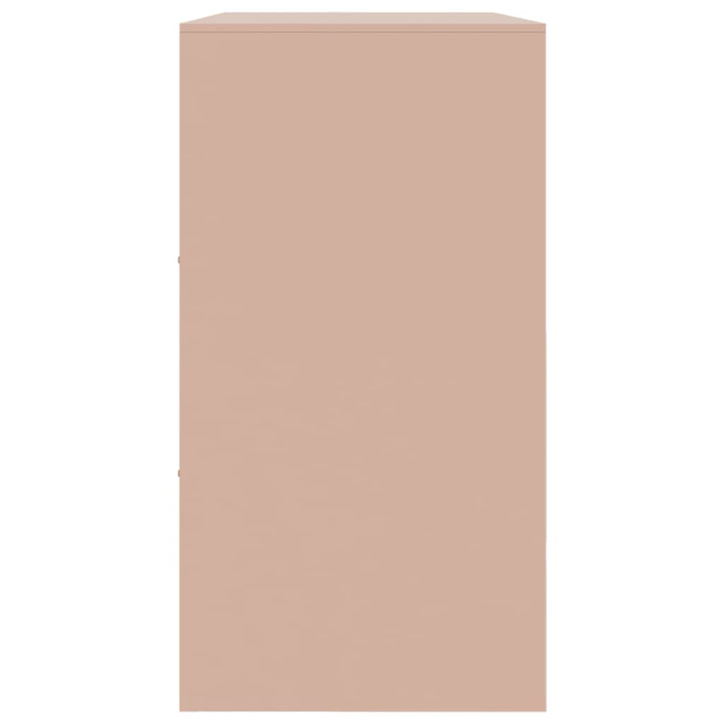 Credenza Rosa 99x39x73 cm in Acciaio - homemem39