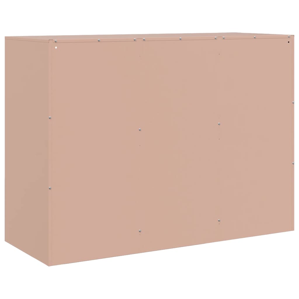 Pink Sideboard 99x39x73 cm in Steel