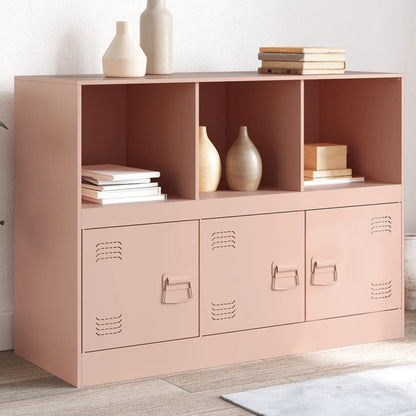 Pink Sideboard 99x39x73 cm in Steel