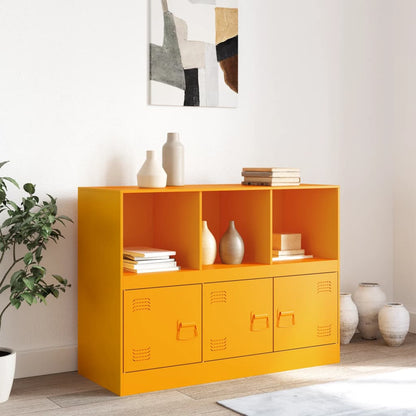 Mustard Yellow Sideboard 99x39x73 cm in Steel