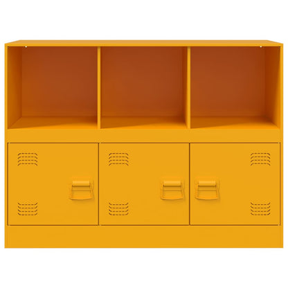 Mustard Yellow Sideboard 99x39x73 cm in Steel