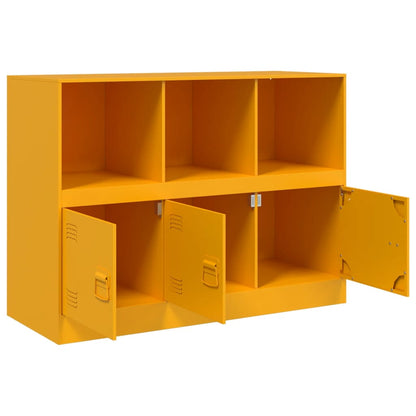 Mustard Yellow Sideboard 99x39x73 cm in Steel