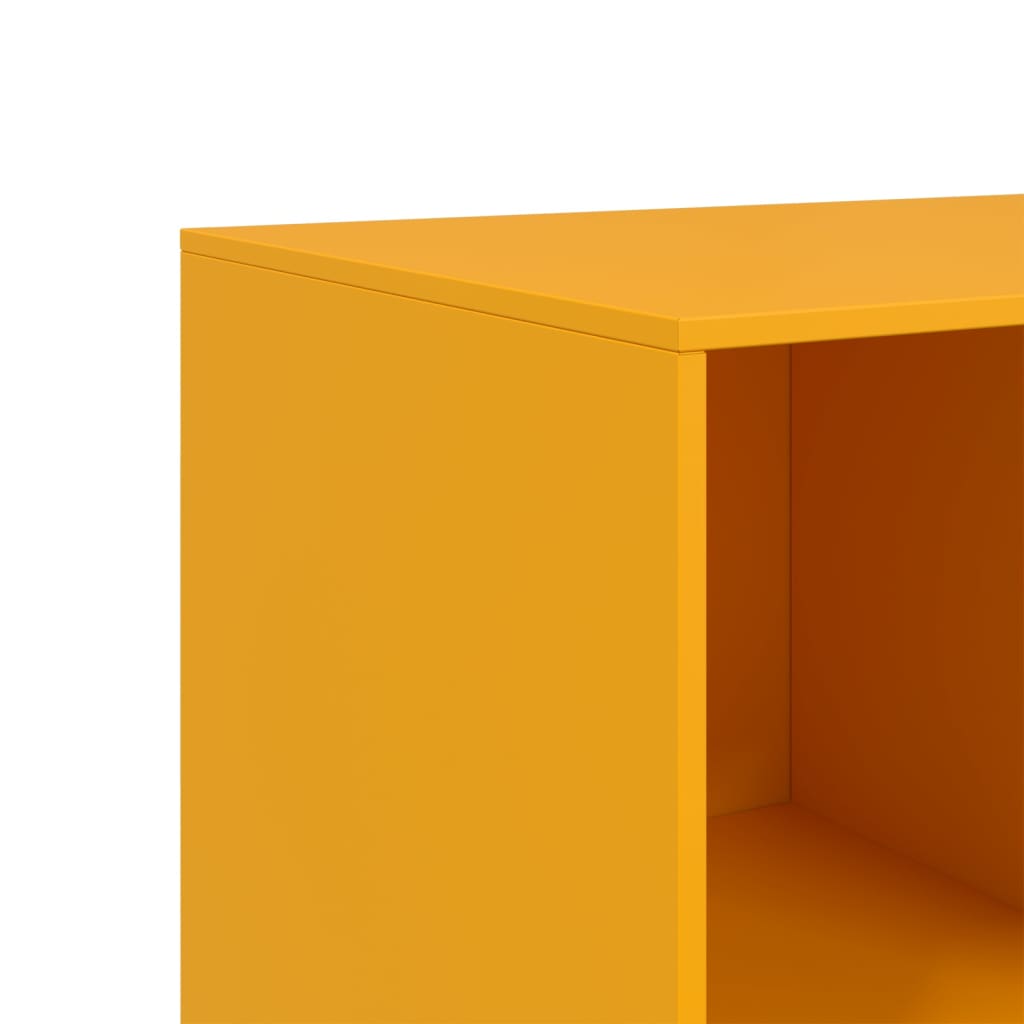 Mustard Yellow Sideboard 99x39x73 cm in Steel