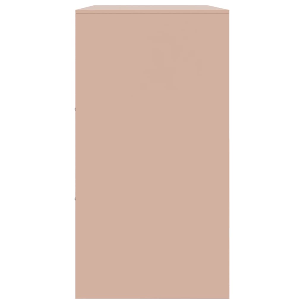 Credenza Rosa 99x39x73 cm in Acciaio - homemem39