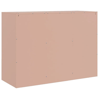 Credenza Rosa 99x39x73 cm in Acciaio - homemem39