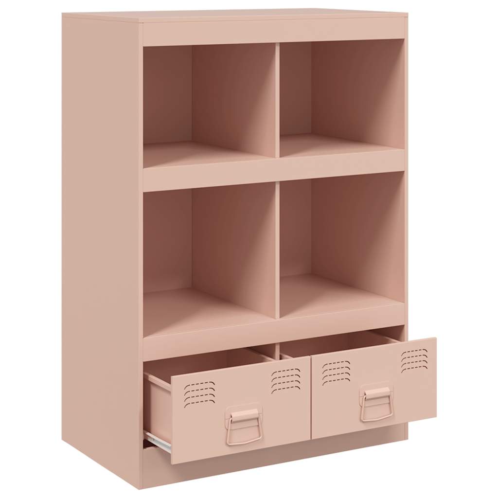 Credenza Rosa 67x39x95 cm in Acciaio - homemem39