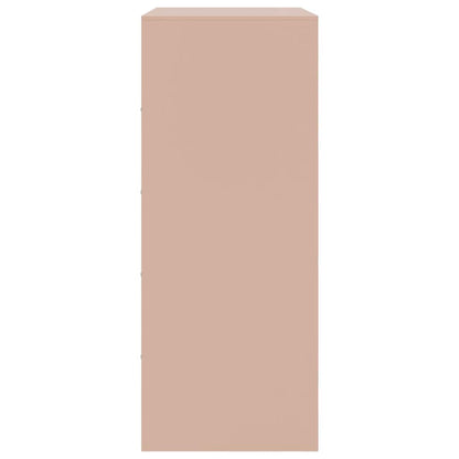 Credenza Rosa 67x39x95 cm in Acciaio - homemem39