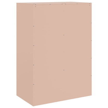 Credenza Rosa 67x39x95 cm in Acciaio