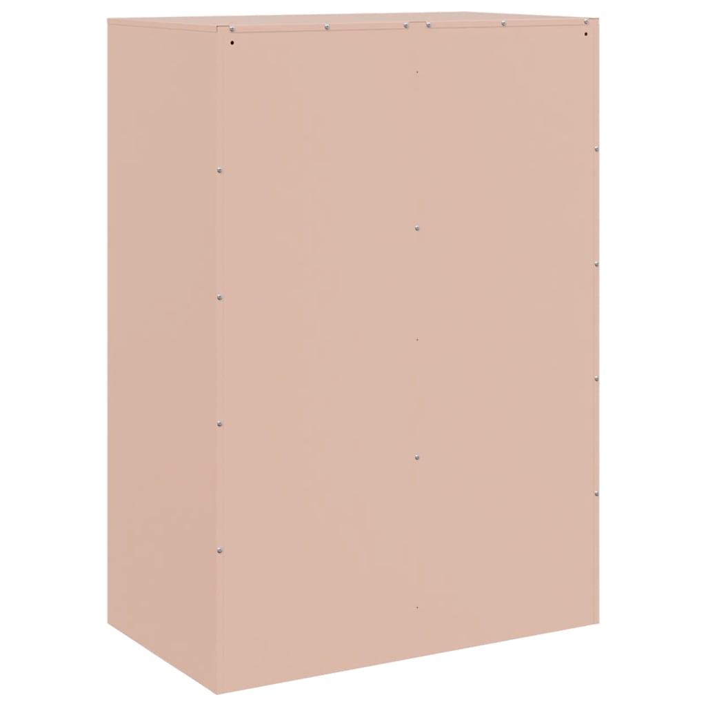 Credenza Rosa 67x39x95 cm in Acciaio