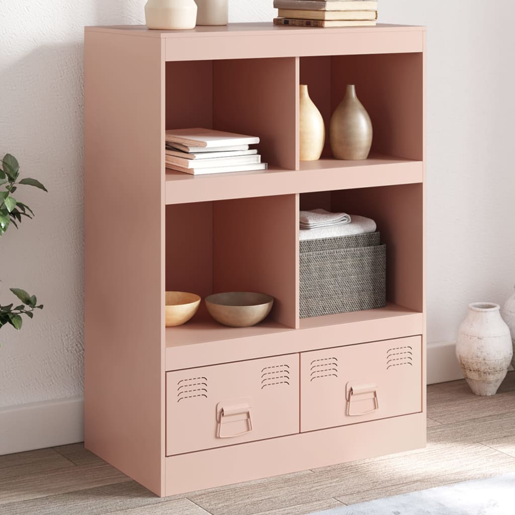 Credenza Rosa 67x39x95 cm in Acciaio