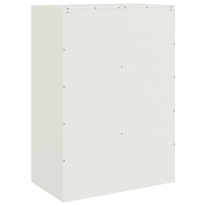 Credenza Bianca 67x39x95 cm in Acciaio