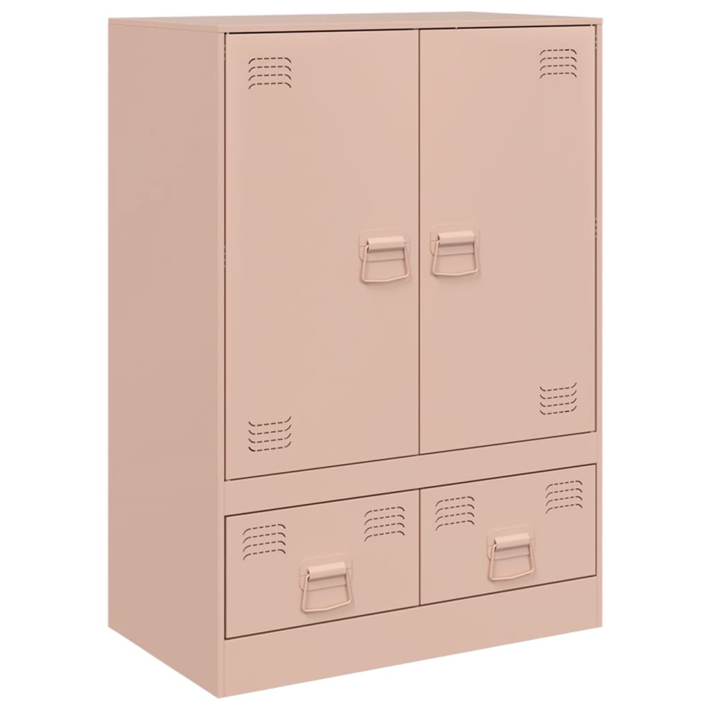 Credenza Rosa 67x39x95 cm in Acciaio