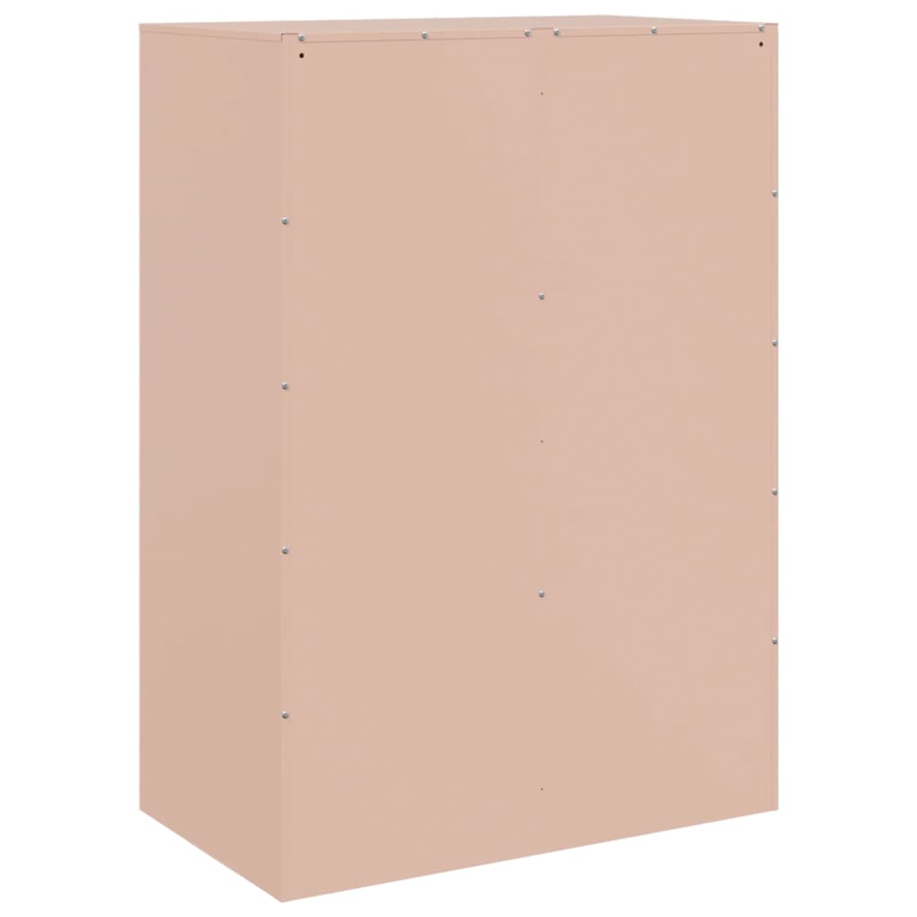 Credenza Rosa 67x39x95 cm in Acciaio